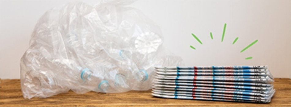 畳んでいる紙パックのイメージ